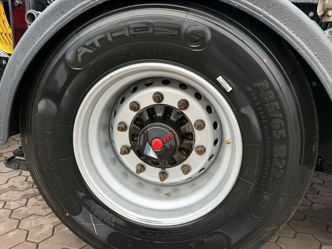 Semi-reboque transportador de contêineres/ Caixa móvel Wiese SA 3 - 36 AK 30 Abrollkipper neu lackiert: foto 15