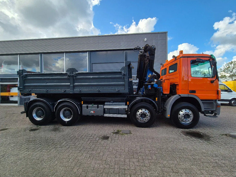 Mercedes-Benz Actros 3241 8X4 Containersysteem/ 20T HMF crane/ Manual - Camião polibenne, Camião grua: foto 4 Mercedes-Benz Actros 3241 8X4 Containersysteem/ 20T HMF crane/ Manual - Camião polibenne, Camião grua: foto 4