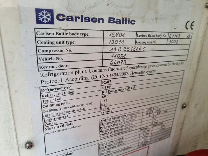 Carrinha frigorífica Mercedes-Benz Sprinter 313 CDI/ Eis/ Ice/-40/ 5+5 Turen/ Carlsen Baltic Euro 5: foto 16