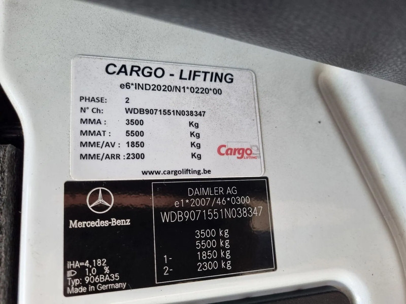 Carrinha de contentor Mercedes-Benz Sprinter 516 CDI Koffer LBW 21m3 Euro 6: foto 8