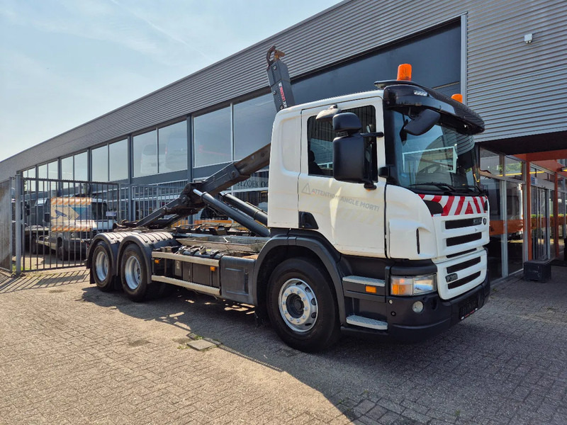 Scania P360 6X4 Containersysteem/ 21T Multilift/ Adjustable Hook - Camião polibenne: foto 1 Scania P360 6X4 Containersysteem/ 21T Multilift/ Adjustable Hook - Camião polibenne: foto 1