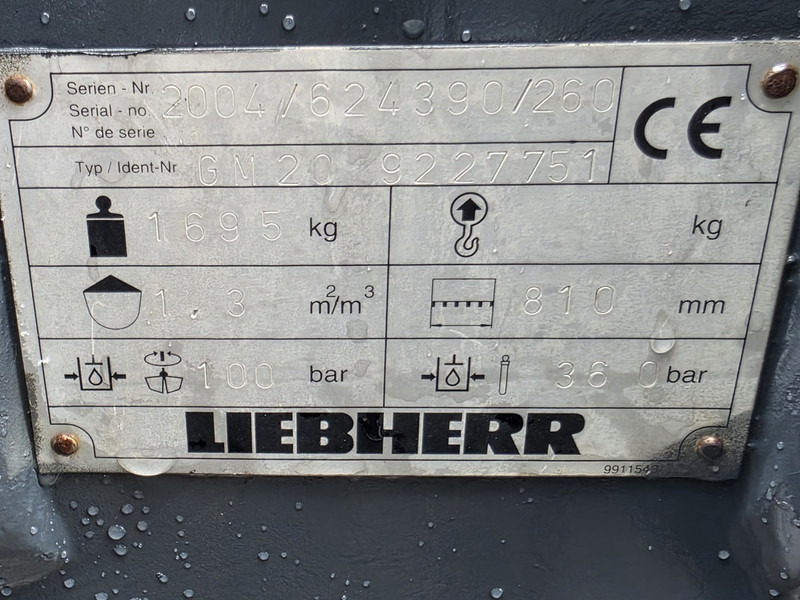 Liebherr gm20c refurbisch log grapple wood grab liebherr lh - Grampo por Máquina de construção: foto 5 Liebherr gm20c refurbisch log grapple wood grab liebherr lh - Grampo por Máquina de construção: foto 5