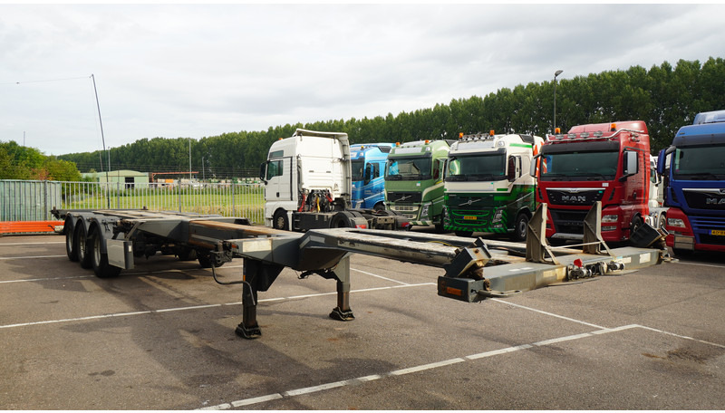 D-Tec 3 AXLE MULTI CONTAINER TRANSPORT TRAILER EXTENDABLE 45 FT - Semi-reboque transportador de contêineres/ Caixa móvel: foto 3 D-Tec 3 AXLE MULTI CONTAINER TRANSPORT TRAILER EXTENDABLE 45 FT - Semi-reboque transportador de contêineres/ Caixa móvel: foto 3