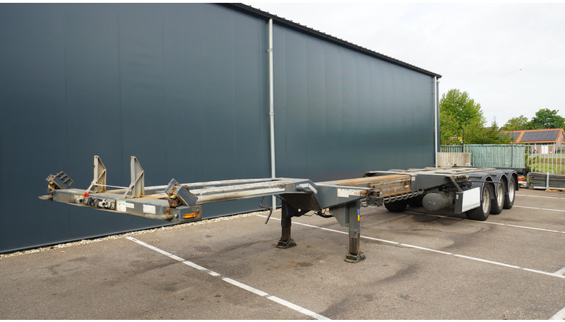 D-Tec 3 AXLE MULTI CONTAINER TRANSPORT TRAILER EXTENDABLE 45 FT - Semi-reboque transportador de contêineres/ Caixa móvel: foto 2 D-Tec 3 AXLE MULTI CONTAINER TRANSPORT TRAILER EXTENDABLE 45 FT - Semi-reboque transportador de contêineres/ Caixa móvel: foto 2