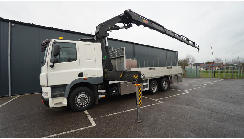 DAF CF 85.360 6x2 OPEN BOX WITH HMF 5300 CRANE - Camião grua: foto 2 DAF CF 85.360 6x2 OPEN BOX WITH HMF 5300 CRANE - Camião grua: foto 2