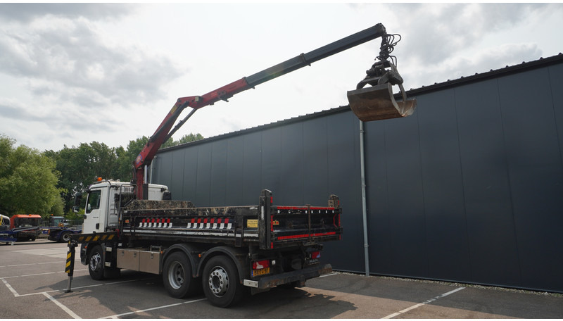 MAN TGM 26.290 TIPPER WITH HMF 1643 Z2 CRANE - Camião grua: foto 3 MAN TGM 26.290 TIPPER WITH HMF 1643 Z2 CRANE - Camião grua: foto 3