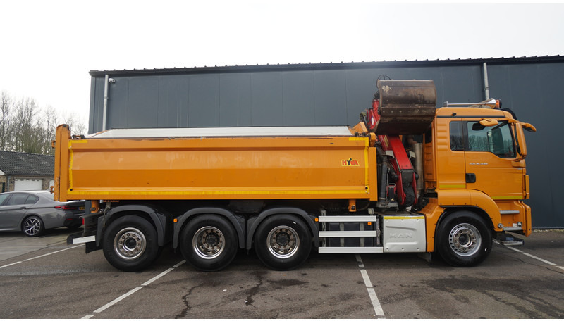 Camião grua MAN TGS 35-440 8X4 2 SIDE TIPPER WITH HMF Z 1943 CRANE 415.000KM: foto 6