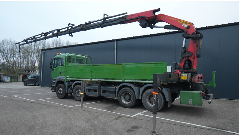 MAN TGS 41.460 8X4 OPEN BOX WITH PALFINGER PK 40002 EH CRANE 384.000KM - Camião grua: foto 3 MAN TGS 41.460 8X4 OPEN BOX WITH PALFINGER PK 40002 EH CRANE 384.000KM - Camião grua: foto 3