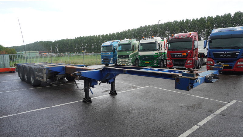 Pacton 3 AXLE MULTI CONTAINER TRANSPORT TRAILER EXTENDABLE 45 FT - Semi-reboque transportador de contêineres/ Caixa móvel: foto 3 Pacton 3 AXLE MULTI CONTAINER TRANSPORT TRAILER EXTENDABLE 45 FT - Semi-reboque transportador de contêineres/ Caixa móvel: foto 3