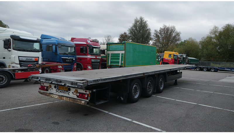Schmitz Cargobull 3 AXLE FLATBED TRAILER - Semi-reboque plataforma/ Caixa aberta: foto 5 Schmitz Cargobull 3 AXLE FLATBED TRAILER - Semi-reboque plataforma/ Caixa aberta: foto 5