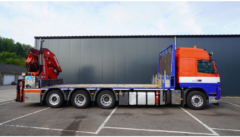 Volvo FM 450 8X4 FLATBED WITH GORMACH 3400E6 CRANE - Camião grua: foto 4 Volvo FM 450 8X4 FLATBED WITH GORMACH 3400E6 CRANE - Camião grua: foto 4