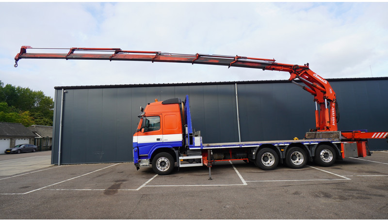 Volvo FM 450 8X4 FLATBED WITH GORMACH 3400E6 CRANE - Camião grua: foto 1 Volvo FM 450 8X4 FLATBED WITH GORMACH 3400E6 CRANE - Camião grua: foto 1