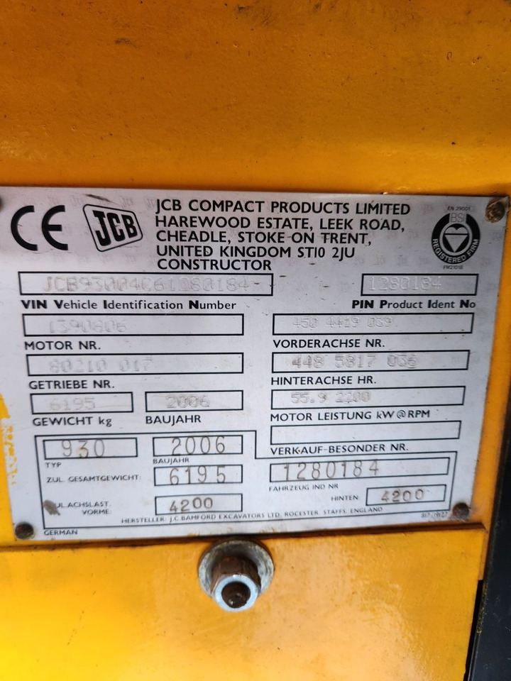 JCB 930 4 x 4 - Empilhadeira a diesel: foto 2 JCB 930 4 x 4 - Empilhadeira a diesel: foto 2