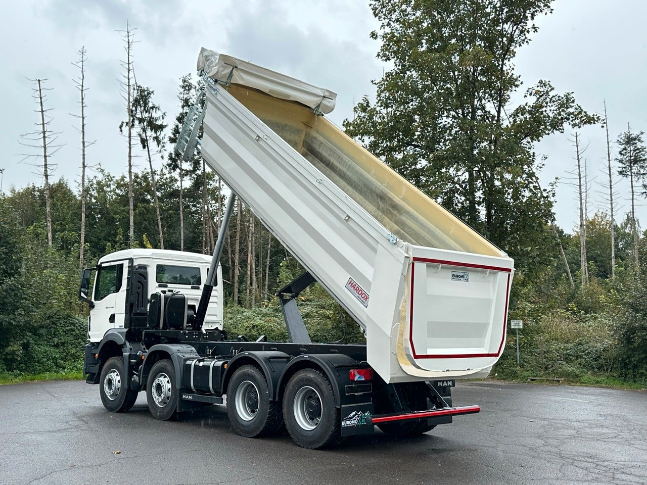 Camião basculante MAN TGS 41.440 BB 8X4 Euromix Mulden Kipper HARDOX: foto 10