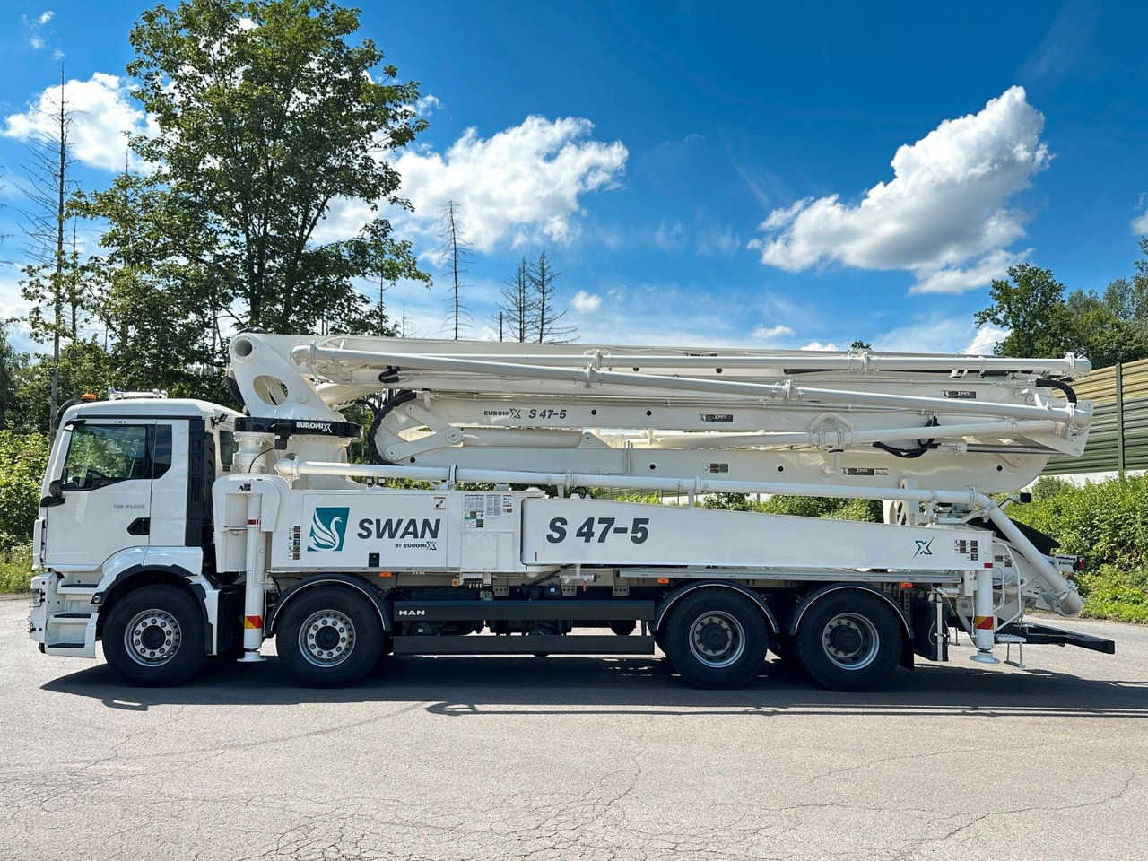 MAN TGS 41.520 8x4 SWAN TSP 47-5 160RZ ( 47m ) - Camião betoneira: foto 3 MAN TGS 41.520 8x4 SWAN TSP 47-5 160RZ ( 47m ) - Camião betoneira: foto 3