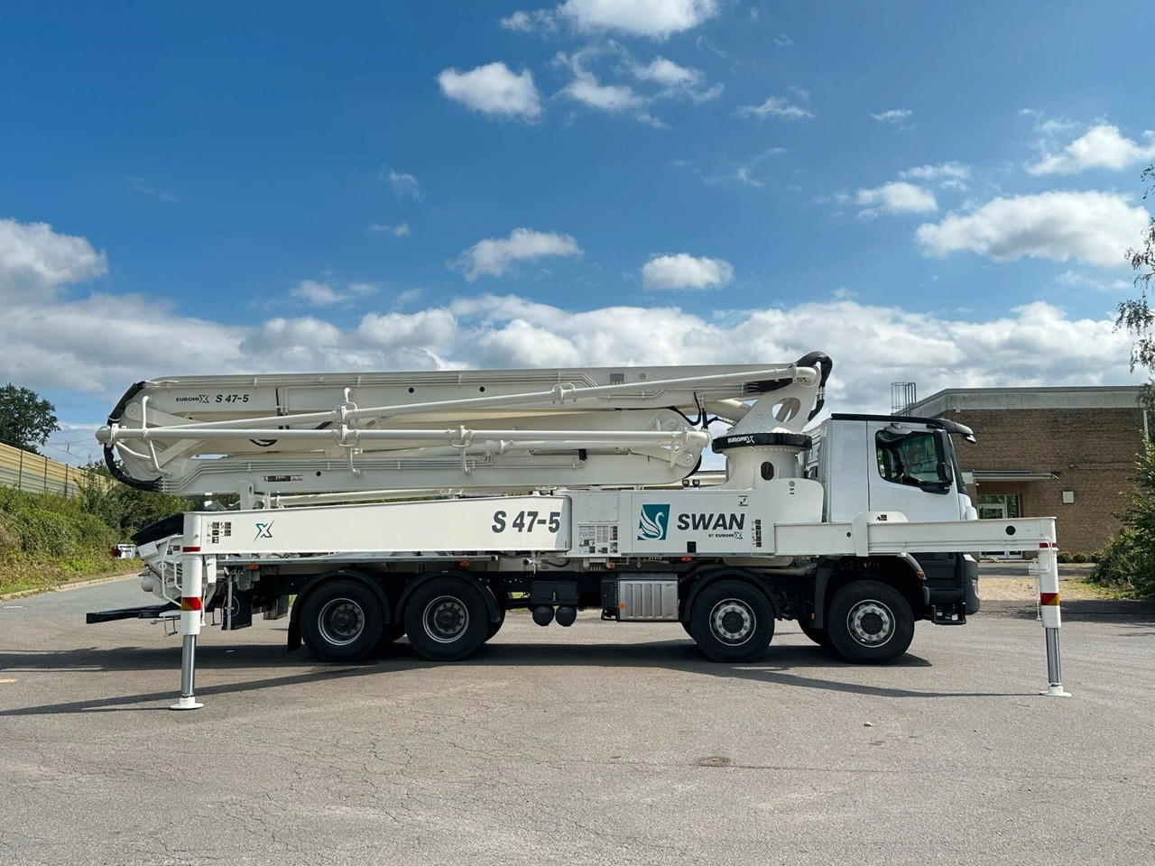Autobomba de betão Mercedes-Benz Arocs 5 4142  8x4 SWAN TSP 47-5 160RZ ( 47m ): foto 17