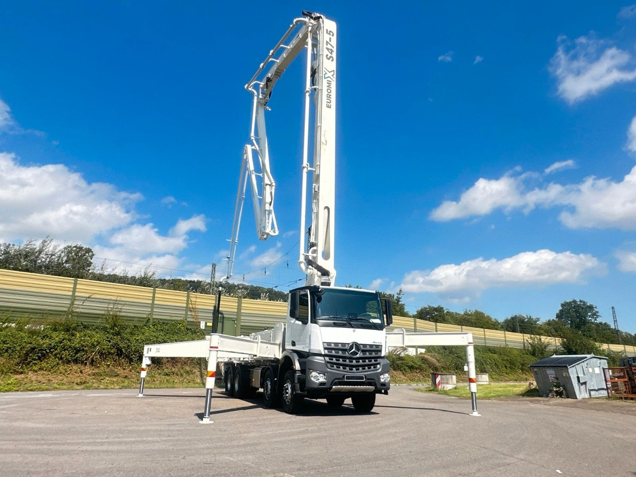 Autobomba de betão Mercedes-Benz Arocs 5 4142  8x4 SWAN TSP 47-5 160RZ ( 47m ): foto 29