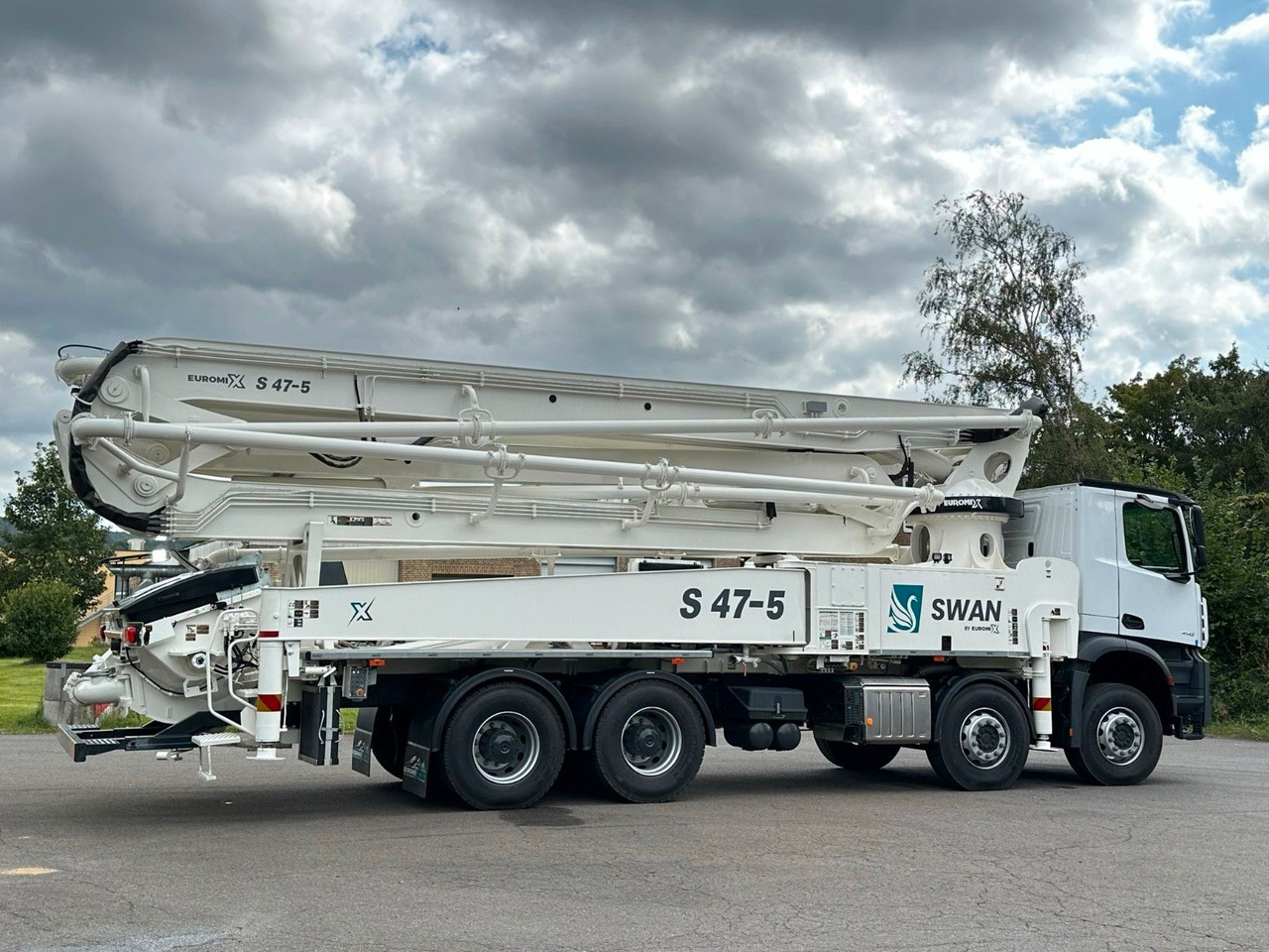 Autobomba de betão Mercedes-Benz Arocs 5 4142  8x4 SWAN TSP 47-5 160RZ ( 47m ): foto 8