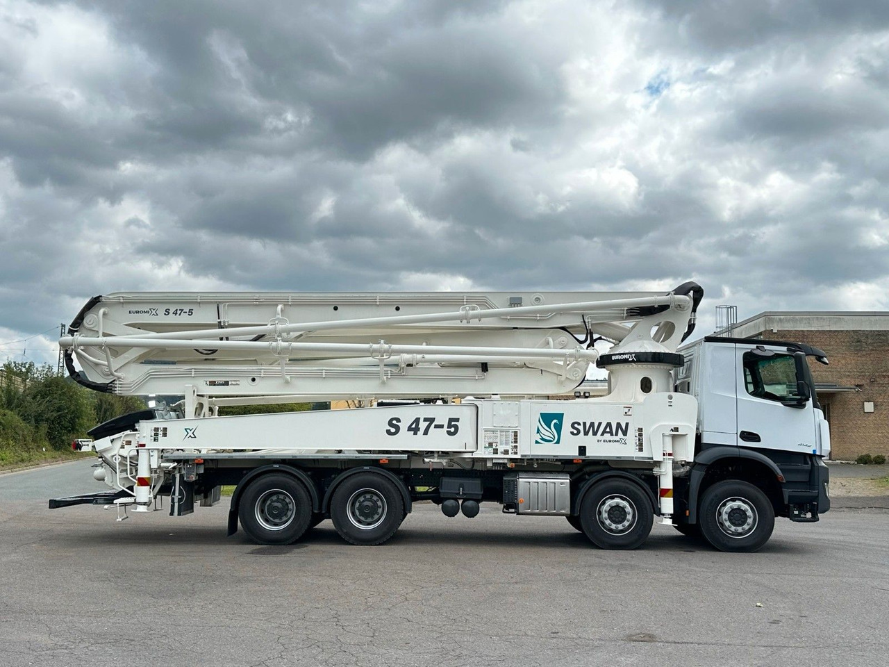 Autobomba de betão Mercedes-Benz Arocs 5 4142  8x4 SWAN TSP 47-5 160RZ ( 47m ): foto 9