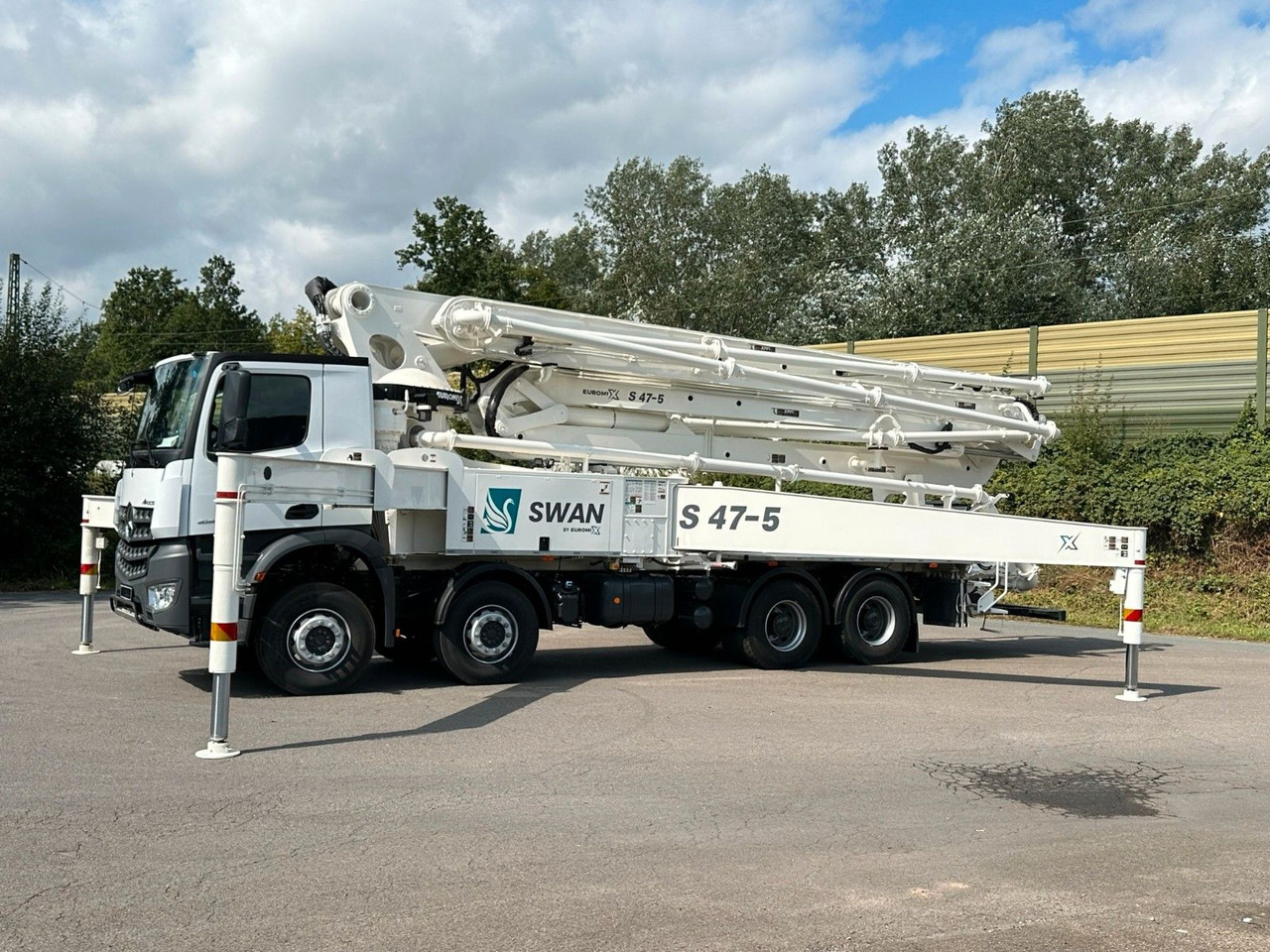Autobomba de betão Mercedes-Benz Arocs 5 4142  8x4 SWAN TSP 47-5 160RZ ( 47m ): foto 14