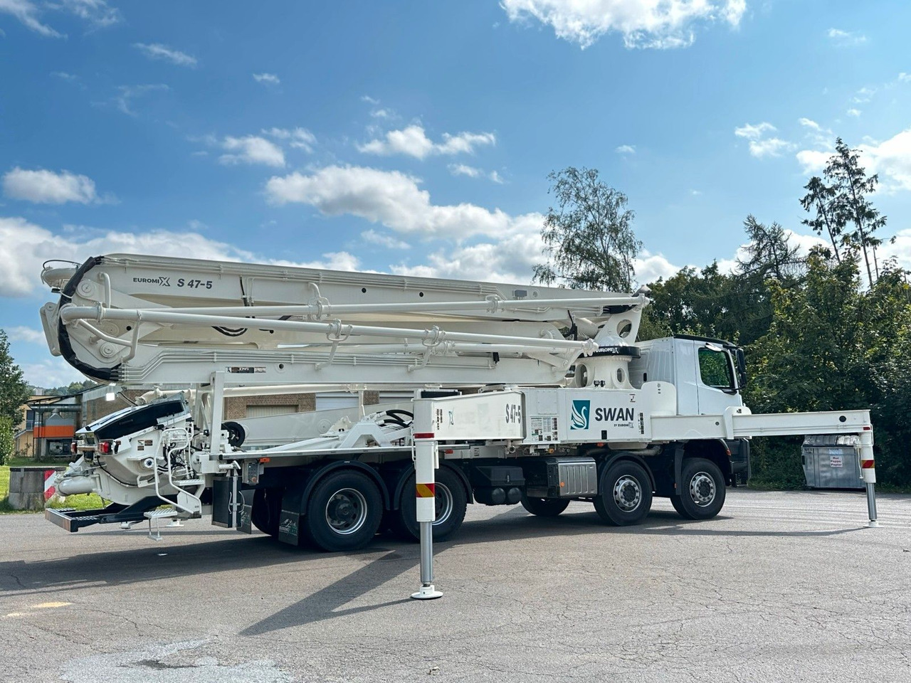 Autobomba de betão Mercedes-Benz Arocs 5 4142  8x4 SWAN TSP 47-5 160RZ ( 47m ): foto 16