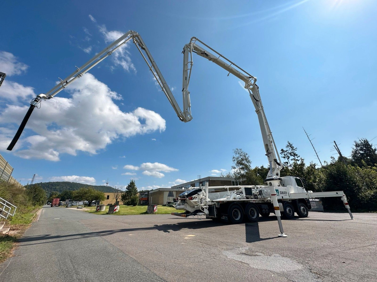 Autobomba de betão Mercedes-Benz Arocs 5 4142  8x4 SWAN TSP 47-5 160RZ ( 47m ): foto 25