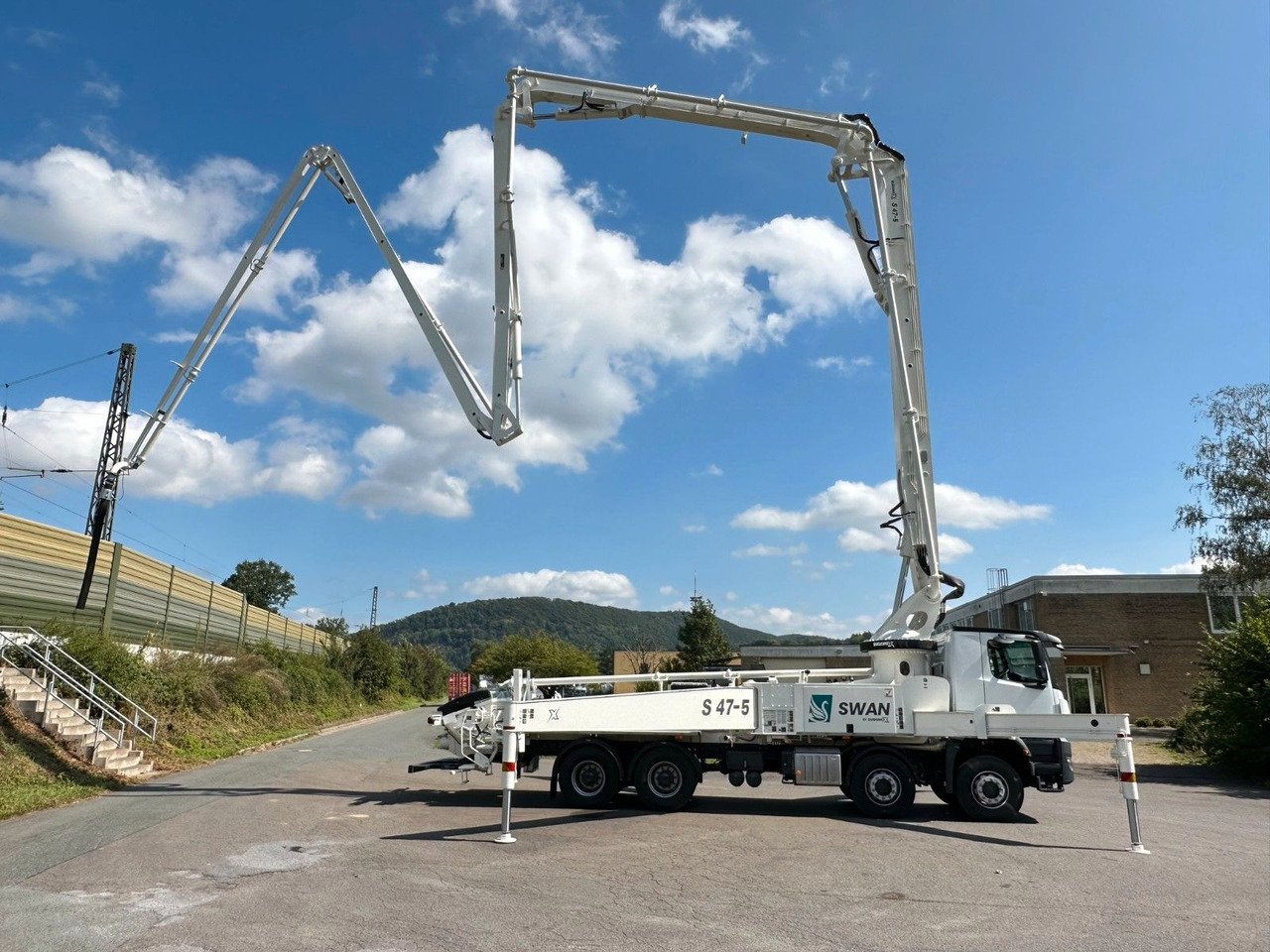Autobomba de betão Mercedes-Benz Arocs 5 4142  8x4 SWAN TSP 47-5 160RZ ( 47m ): foto 26