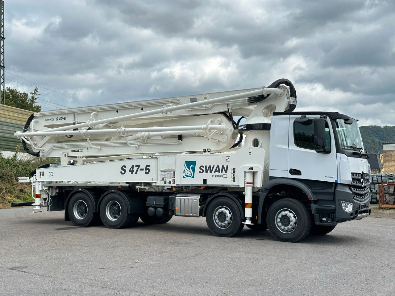 Autobomba de betão Mercedes-Benz Arocs 5 4142  8x4 SWAN TSP 47-5 160RZ ( 47m ): foto 10