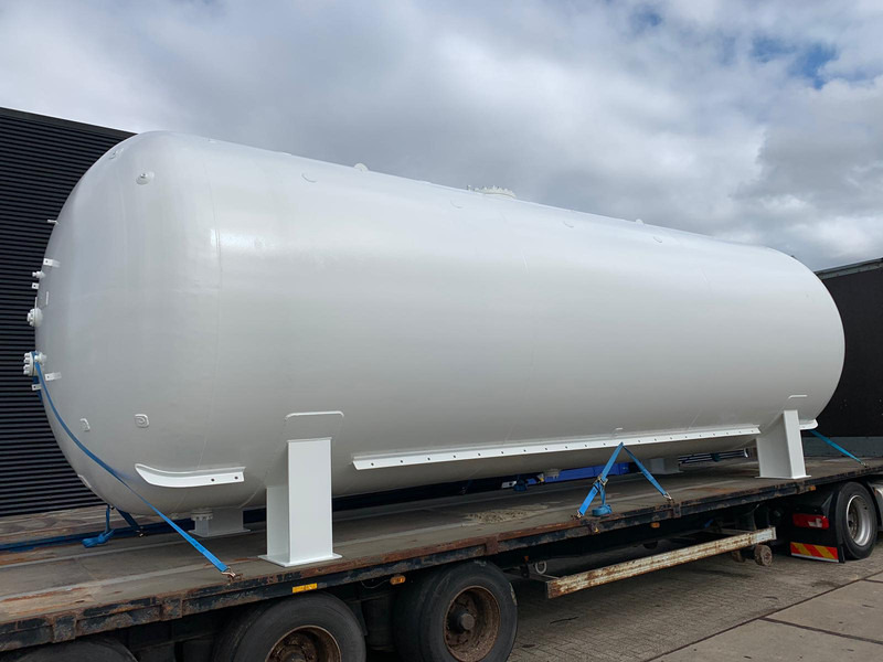 Visser 50m3 (25ton) gastank stationary gastank On flatbed trailer - Gas, Gaz, LPG, GPL, Propane, Butane ID 1.018 - Tanque de combustível: foto 1 Visser 50m3 (25ton) gastank stationary gastank On flatbed trailer - Gas, Gaz, LPG, GPL, Propane, Butane ID 1.018 - Tanque de combustível: foto 1