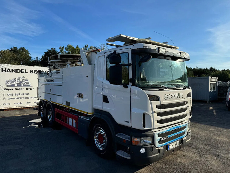 Scania G440 6x2*4, Euro 6, Wiedemann Super 2000 (6+4,5m3) + Recycler, 2013 - Caminhão limpa fossa: foto 1 Scania G440 6x2*4, Euro 6, Wiedemann Super 2000 (6+4,5m3) + Recycler, 2013 - Caminhão limpa fossa: foto 1