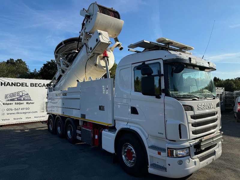 Scania R480 Combi Wiedemann Super 2000 (10+6m3) + Recycler, Euro 6, 2013 - Caminhão limpa fossa: foto 1 Scania R480 Combi Wiedemann Super 2000 (10+6m3) + Recycler, Euro 6, 2013 - Caminhão limpa fossa: foto 1