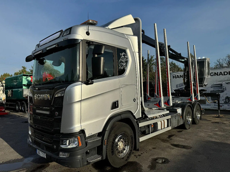 Scania R730 V8 6X4, Retarder,Timber-truck + Kesla, 2020 - Camião de transporte de madeira, Camião grua: foto 3 Scania R730 V8 6X4, Retarder,Timber-truck + Kesla, 2020 - Camião de transporte de madeira, Camião grua: foto 3