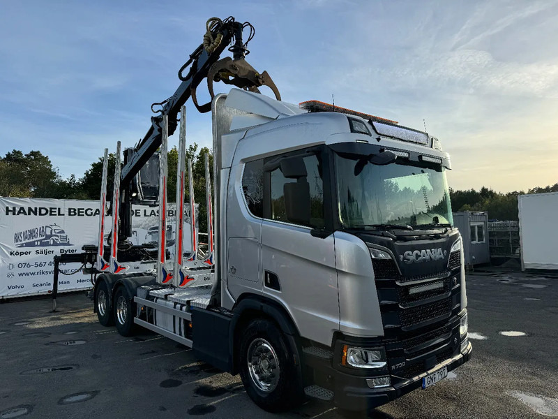 Scania R730 V8 6X4, Retarder,Timber-truck + Kesla, 2020 - Camião de transporte de madeira, Camião grua: foto 1 Scania R730 V8 6X4, Retarder,Timber-truck + Kesla, 2020 - Camião de transporte de madeira, Camião grua: foto 1