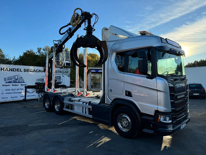 Scania R730 V8 6X4, Retarder, Timber-truck + Kesla, 2020 - Camião de transporte de madeira, Camião grua: foto 1 Scania R730 V8 6X4, Retarder, Timber-truck + Kesla, 2020 - Camião de transporte de madeira, Camião grua: foto 1
