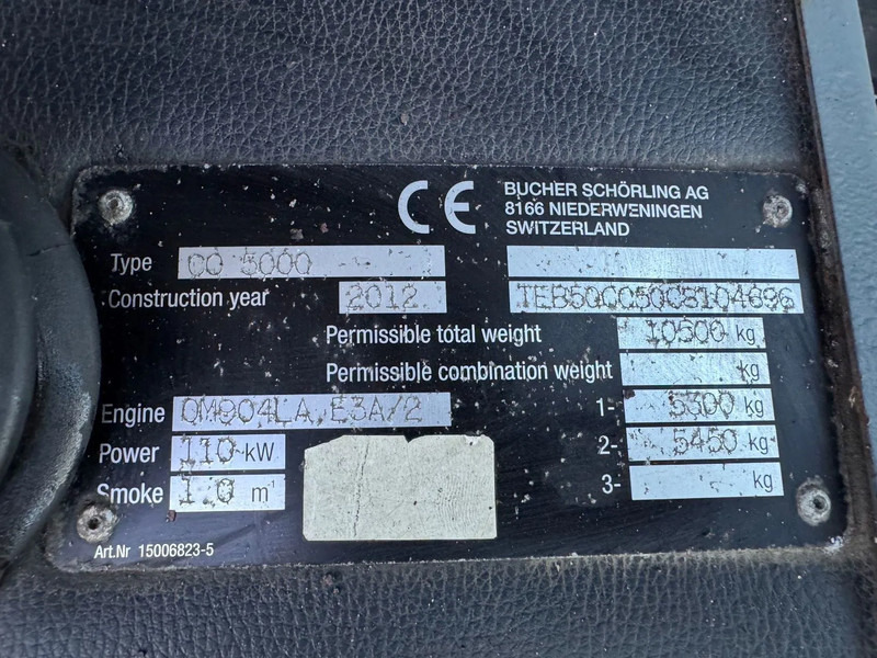 Varredora urbana Bucher CITYCAT 5000SL **SWEEPER-BALAYEUSE**: foto 15