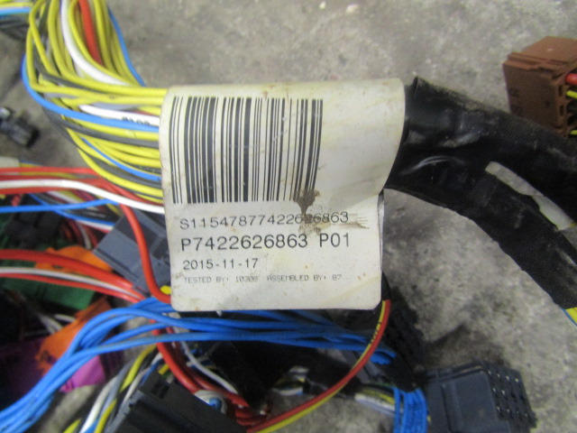 DAF LF 220 EURO 6 FULL CAB WIRING HARNESS P/NO 7422626863 P01 - Sistema elétrico por Camião: foto 3 DAF LF 220 EURO 6 FULL CAB WIRING HARNESS P/NO 7422626863 P01 - Sistema elétrico por Camião: foto 3