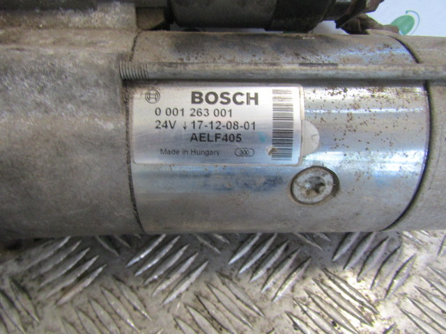 DAF LF 45 EURO 5 STARTER MOTOR ‘BOSCH’ P/NO 0-001263001 - Sistema elétrico por Camião: foto 2 DAF LF 45 EURO 5 STARTER MOTOR ‘BOSCH’ P/NO 0-001263001 - Sistema elétrico por Camião: foto 2