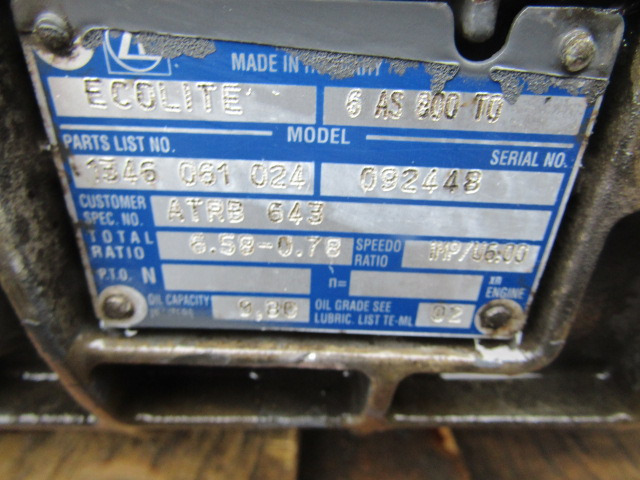 DAF LF55 180 ATRONIC GEARBOX TYPE AS800TO - Caixa de velocidade por Camião: foto 3 DAF LF55 180 ATRONIC GEARBOX TYPE AS800TO - Caixa de velocidade por Camião: foto 3