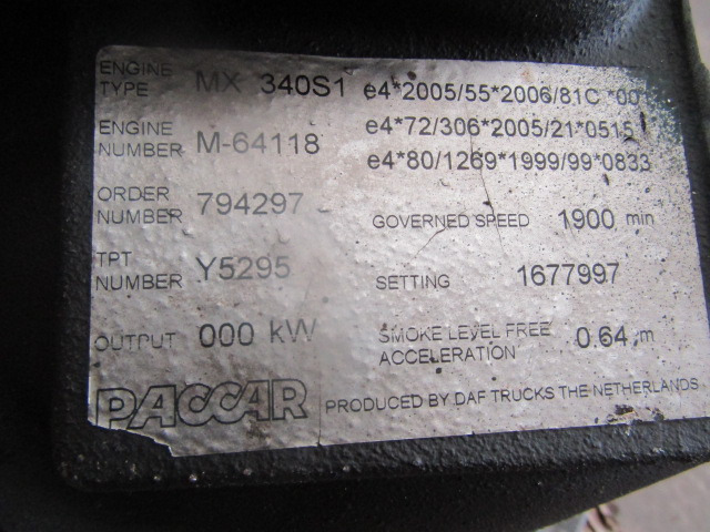 DAF XF 105 460 (MX340SI) FLYWHEEL MANUAL BELLHOUSING P/NO 1695375 - Volante do motor por Camião: foto 5 DAF XF 105 460 (MX340SI) FLYWHEEL MANUAL BELLHOUSING P/NO 1695375 - Volante do motor por Camião: foto 5