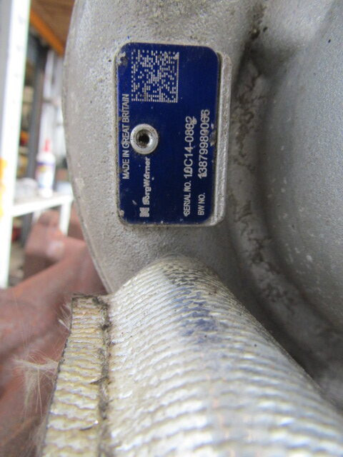 DAF XF 105 460 (MX340SI) TURBO & MANIFOLD COMPLETE ‘BORG WARNER’ 13879980066 - Turbocompressor por Camião: foto 3 DAF XF 105 460 (MX340SI) TURBO & MANIFOLD COMPLETE ‘BORG WARNER’ 13879980066 - Turbocompressor por Camião: foto 3