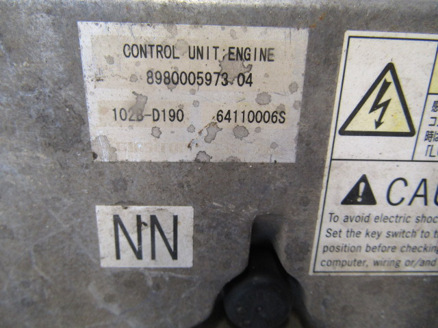 ISUZU NQR ENGINE CONTROL UNIT P/NO 8980005973 04 - Centralina electrónica por Camião: foto 2 ISUZU NQR ENGINE CONTROL UNIT P/NO 8980005973 04 - Centralina electrónica por Camião: foto 2