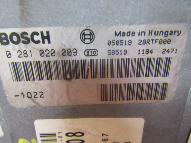 MAN M2000 SERIES 220 ENGINE ECU BOSCH P/NO 0.281020009 - Centralina electrónica por Camião: foto 3 MAN M2000 SERIES 220 ENGINE ECU BOSCH P/NO 0.281020009 - Centralina electrónica por Camião: foto 3