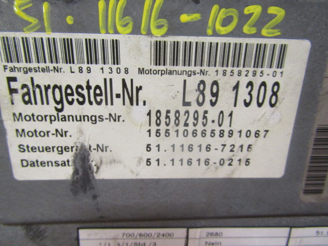MAN M2000 SERIES 220 ENGINE ECU BOSCH P/NO 0.281020009 - Centralina electrónica por Camião: foto 2 MAN M2000 SERIES 220 ENGINE ECU BOSCH P/NO 0.281020009 - Centralina electrónica por Camião: foto 2