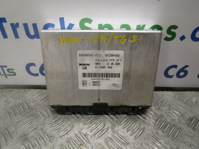 MAN TGA / TGS FFR UNIT ECU P/NO 81.25805.7040 - Centralina electrónica por Camião: foto 1 MAN TGA / TGS FFR UNIT ECU P/NO 81.25805.7040 - Centralina electrónica por Camião: foto 1