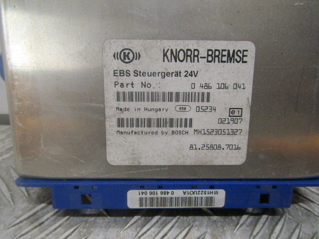 MAN TGA / TGS / TGX EBS ECU 81.25808.7016 - Centralina electrónica por Camião: foto 2 MAN TGA / TGS / TGX EBS ECU 81.25808.7016 - Centralina electrónica por Camião: foto 2