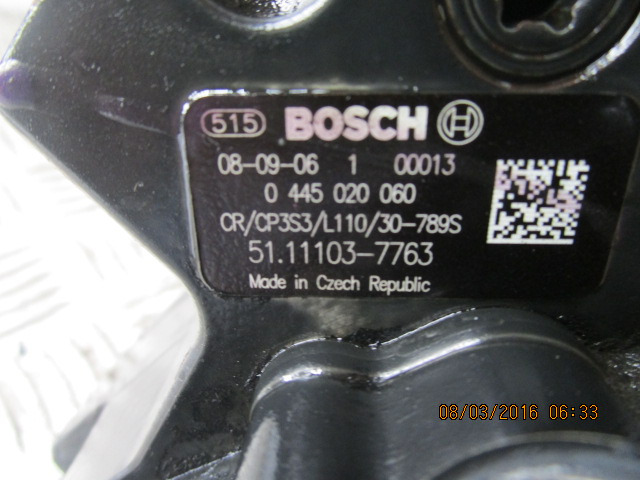 MAN TGM DO836 HIGH PRESSURE FUEL PUMP 0445020060 - Sistema de combustível por Camião: foto 2 MAN TGM DO836 HIGH PRESSURE FUEL PUMP 0445020060 - Sistema de combustível por Camião: foto 2