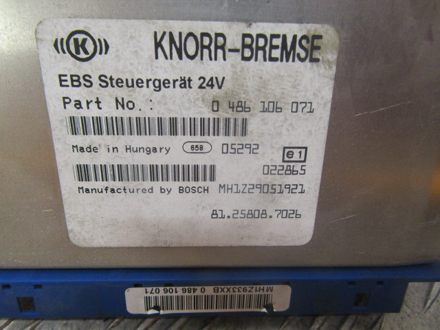 MAN TGM EBS ECU P/NO 81.25808.7026 - Centralina electrónica por Camião: foto 2 MAN TGM EBS ECU P/NO 81.25808.7026 - Centralina electrónica por Camião: foto 2