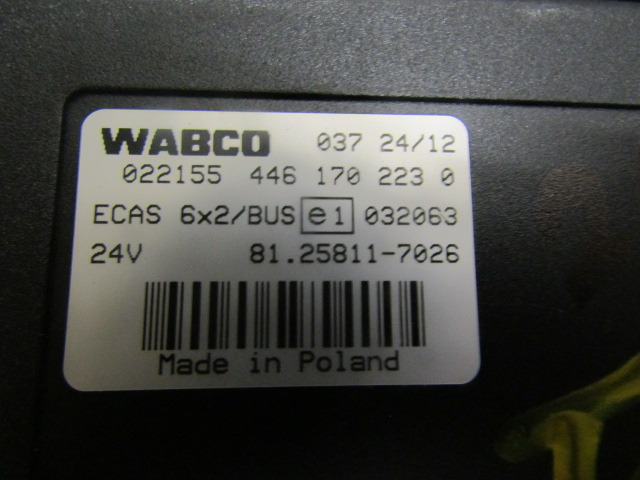 MAN TGS ECAS ECU P/NO 81.25811.7026 - Centralina electrónica por Camião: foto 2 MAN TGS ECAS ECU P/NO 81.25811.7026 - Centralina electrónica por Camião: foto 2