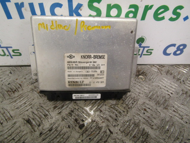 RENAULT MIDLUM DCI ABS/ASR ECU P/NO 486104049/5010453009 - Sistema elétrico por Camião: foto 1 RENAULT MIDLUM DCI ABS/ASR ECU P/NO 486104049/5010453009 - Sistema elétrico por Camião: foto 1