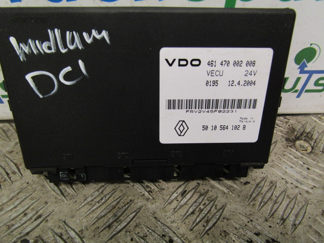 RENAULT MIDLUM VEHICLE BODY ECU P/NO 5010564102B / 461470002008 - Centralina electrónica por Camião: foto 1 RENAULT MIDLUM VEHICLE BODY ECU P/NO 5010564102B / 461470002008 - Centralina electrónica por Camião: foto 1